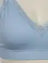 Bild 3 von Damen Soft BH seamless mit Ripp und Spitze Blau