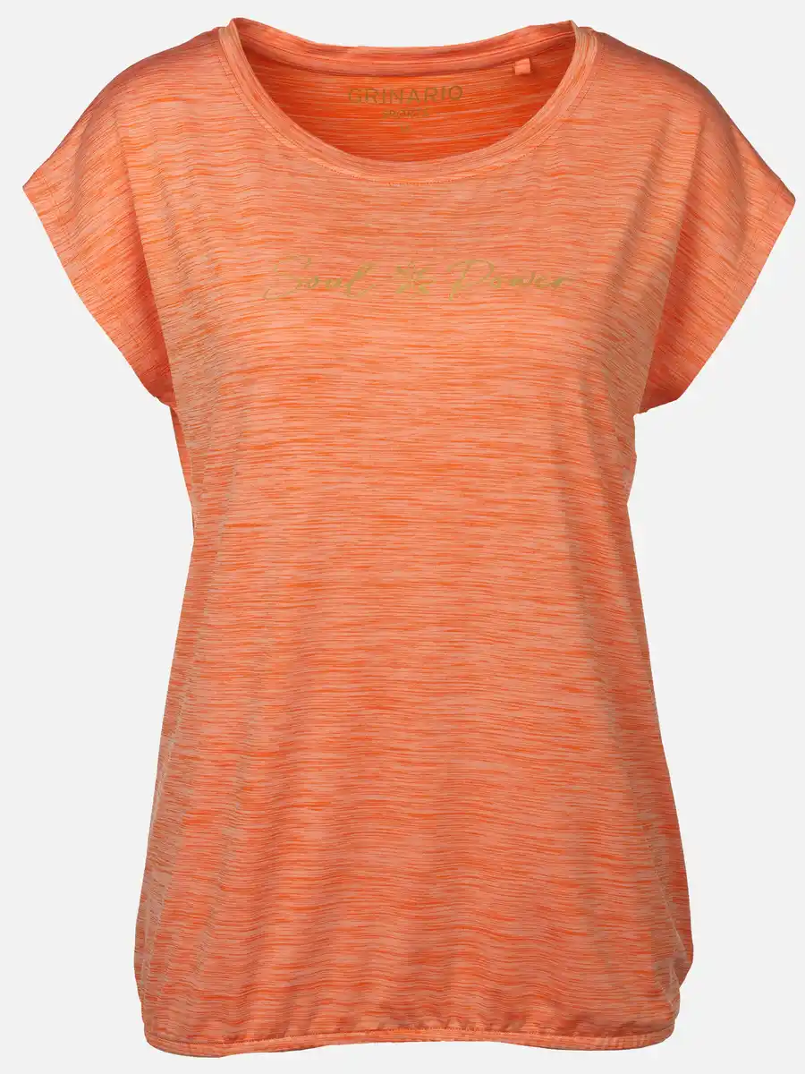 Bild 1 von Damen Sport Shirt mit Gummizug am Saum Orange