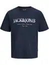 Bild 4 von Jack & Jones JJDEVIN T-Shirt Blau