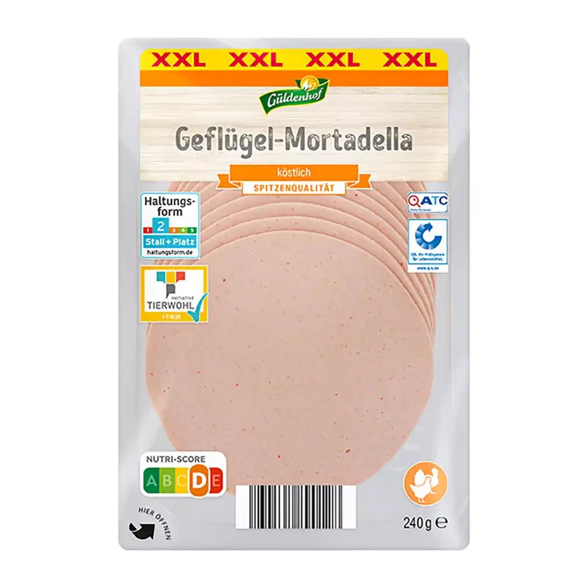 Bild 1 von GÜLDENHOF Geflügel-Mortadella XXL