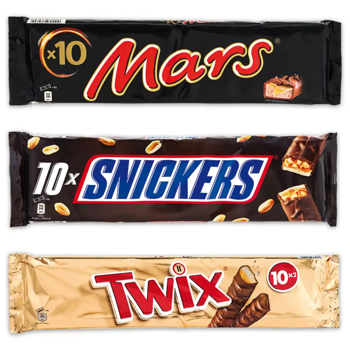Bild 1 von Twix/Mars/Snickers Schokoriegel