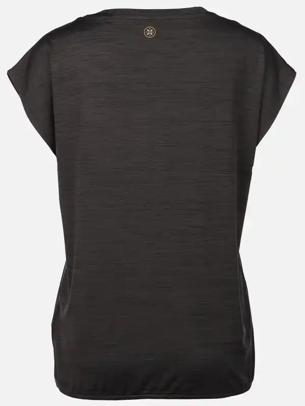 Bild 2 von Damen Sport Shirt mit Gummizug am Saum Grau