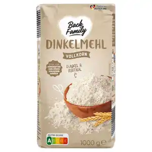 GOLDÄHREN Dinkelmehl 1 kg, Dinkelvollkorn