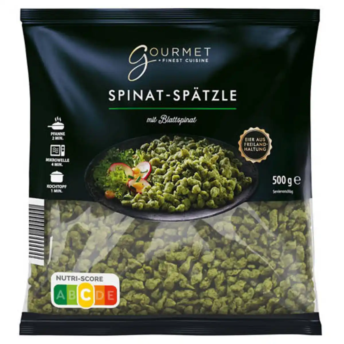 Bild 1 von GOURMET FINEST CUISINE Spätzle 500 g, Spinat