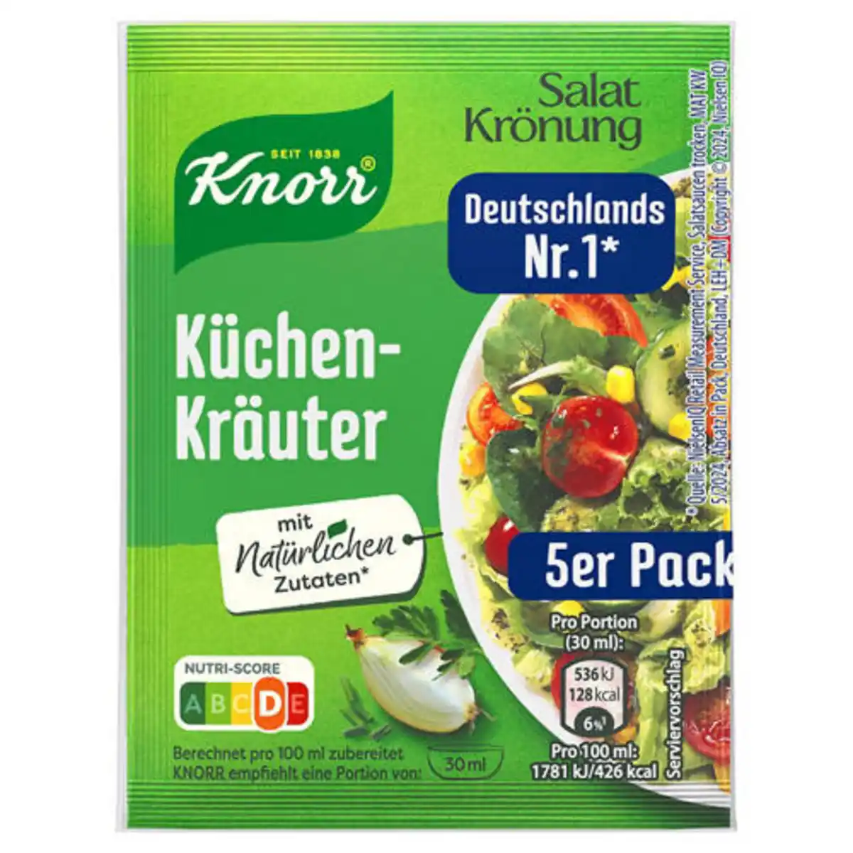 Bild 1 von KNORR Salatkrönung Dressing, Küchenkräuter 450 ml