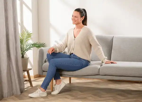 Bild 4 von IDEENWELT Denim-Treggings blau Gr. M