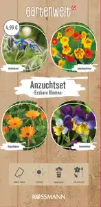 GARTENWELT Anzuchtset essbare Blumen, 4,3 g