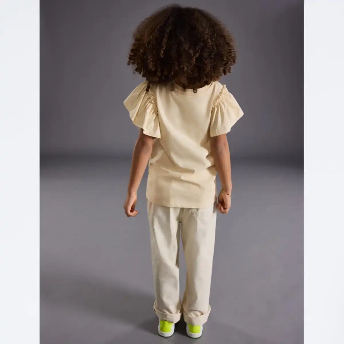 Bild 4 von Kinder-Mädchen-Hose aus reiner Baumwolle