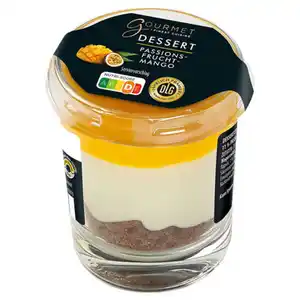 GOURMET FINEST CUISINE Dessert im Glas 60 g, Passionsfrucht-Mango