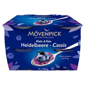 MÖVENPICK Klein & Fein 4 x 400 g, Heidelbeer-Cassis