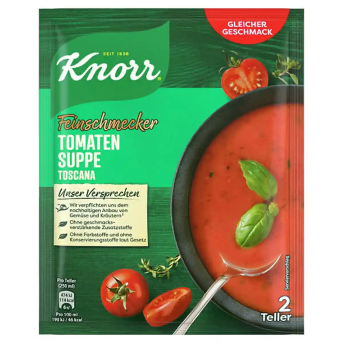 Bild 1 von KNORR Feinschmeckersuppe 59 g, Tomate