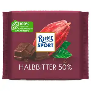 RITTER SPORT Bunte Vielfalt, Halbbitter 50%