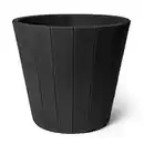 Bild 1 von Holzoptik-Pflanzkübel "Wood" - Anthrazit