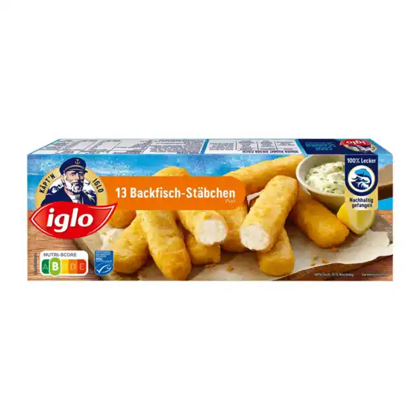 Bild 2 von IGLO Backfisch-Stäbchen / Fischstäbchen