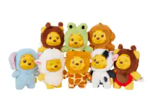 Simba Disney YuYus Winnie Puuh Schlüsselanhänger 12 cm – Plüsch‑Keychain Blindbox sortiert (Keine Auswahl möglich), 1 Stk