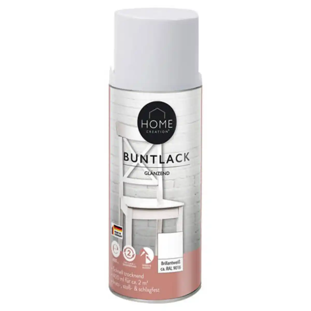 Bild 1 von HOME CREATION Sprühlack, Buntlack brilliantweiß