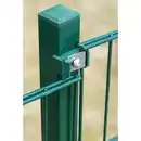 Bild 3 von Doppelstabmattenzaun Komplett-Set, ca. 123 cm x 10 m - Moosgrün