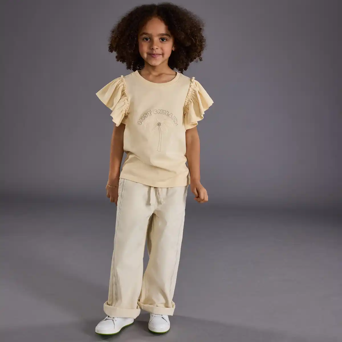 Bild 1 von Kinder-Mädchen-Hose aus reiner Baumwolle