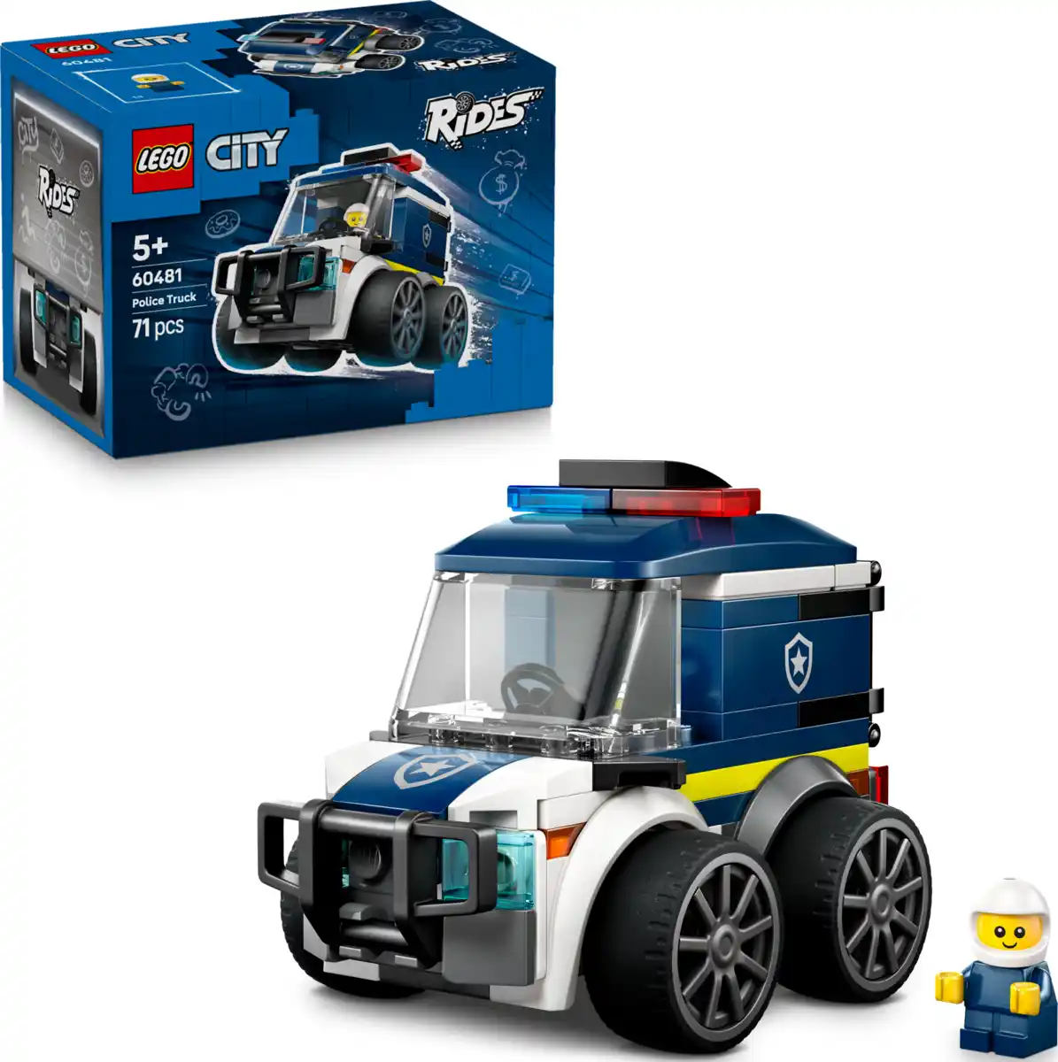 Bild 2 von LEGO 60481 Coole Flitzer Polizei Truck