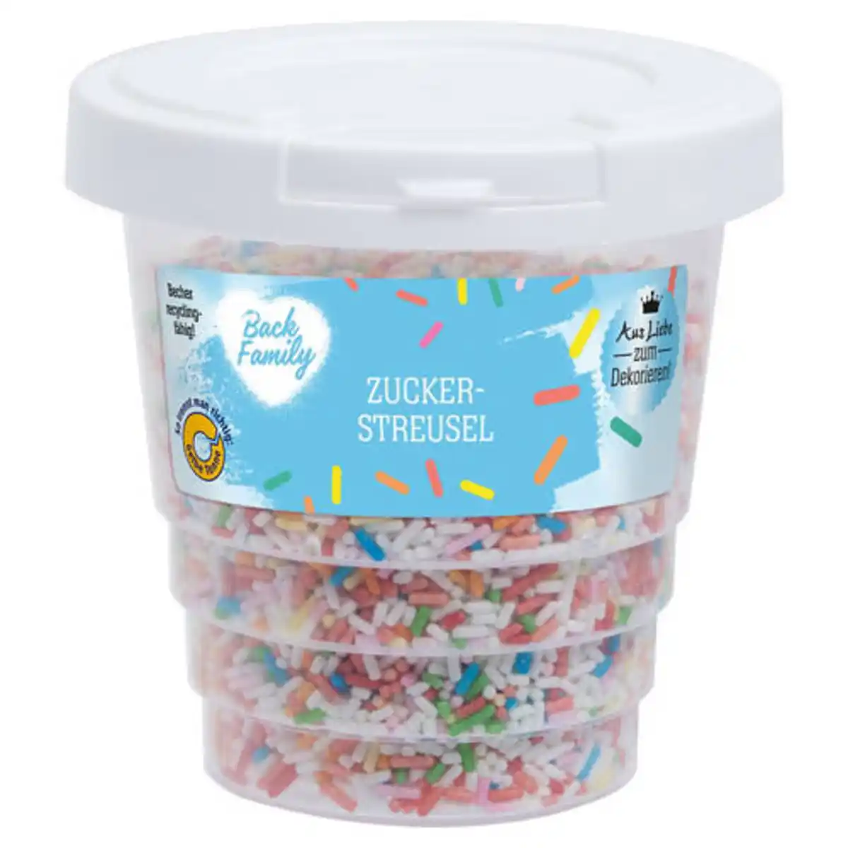 Bild 1 von BACK FAMILY Streudekore 95 g, Bunte Streusel