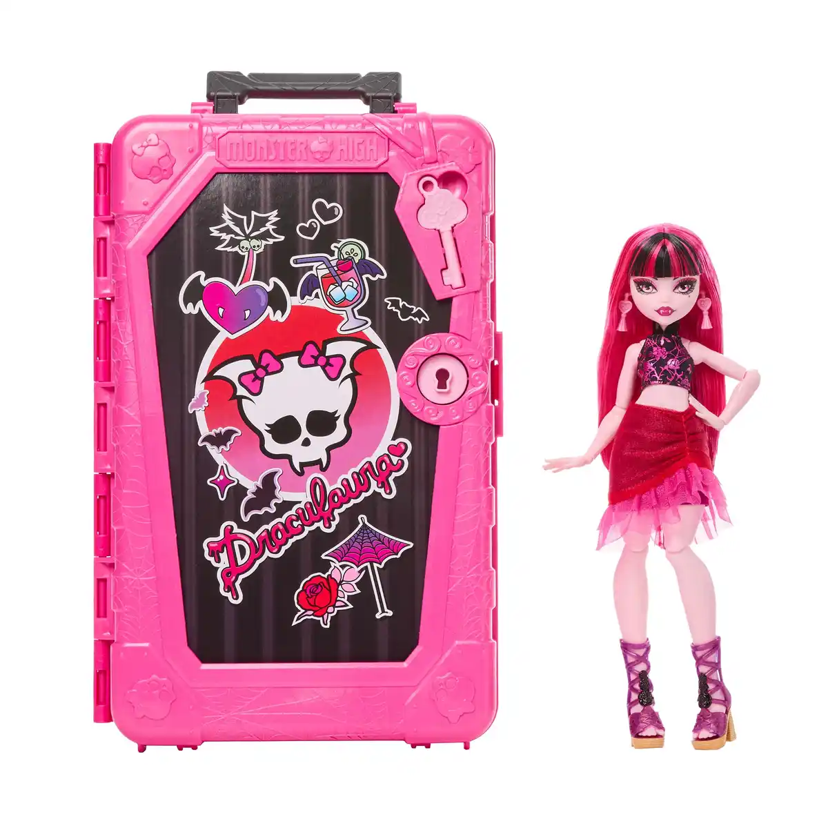 Bild 1 von Monster High Skulltimate Secrets Gore-geous Oasis Spielset, Draculaura-Puppe und Zubehörteile, 1 Stk