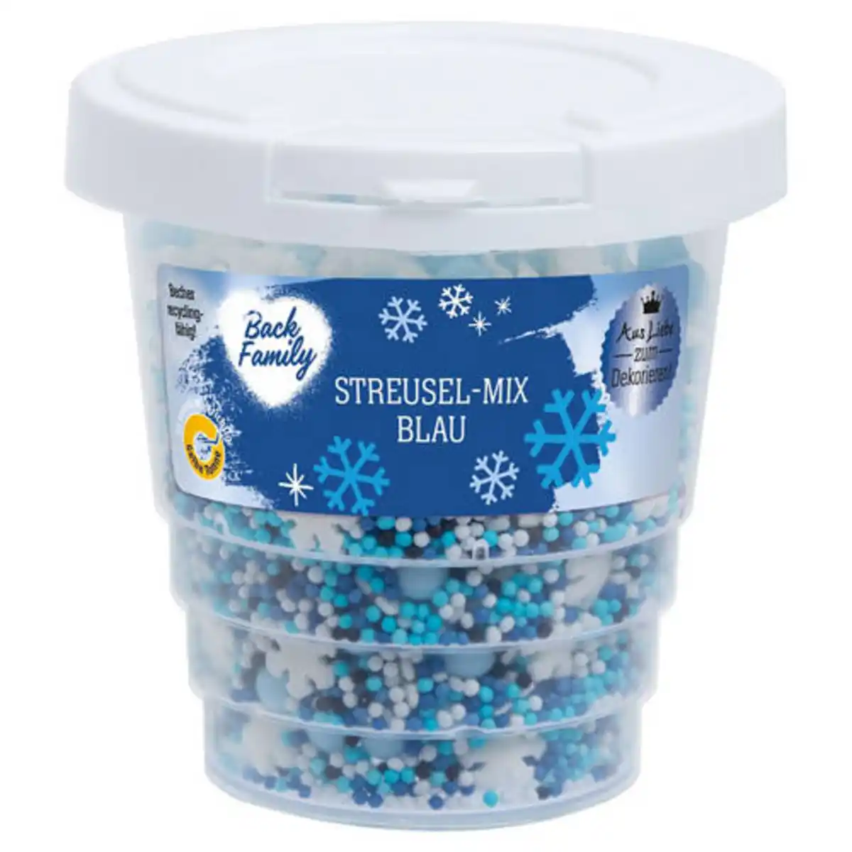 Bild 1 von BACK FAMILY Streudekore 80 g, Dekor Blau Mix