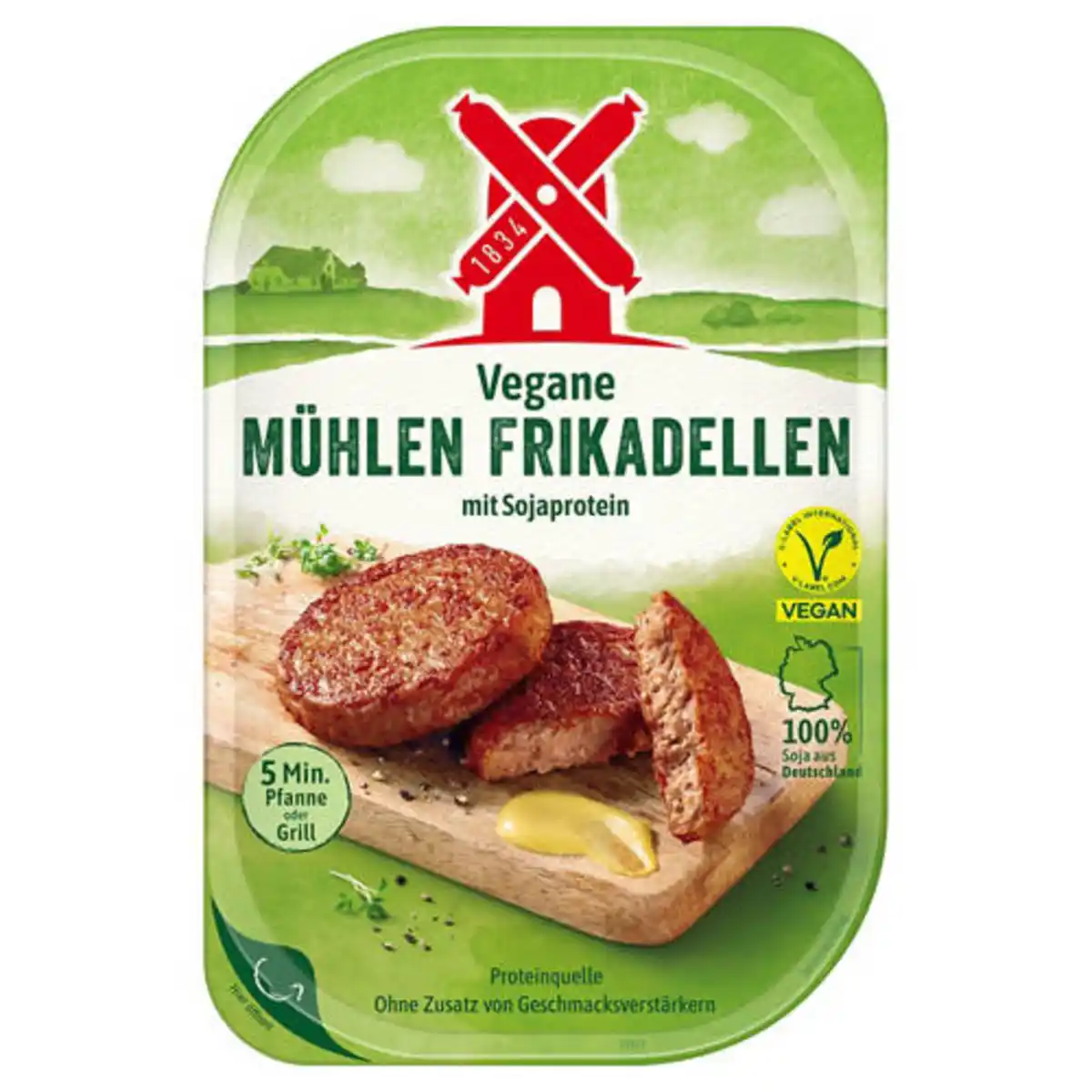 Bild 1 von RÜGENWALDER MÜHLE Veganes Pfannen Sortiment 180 g, Frikadellen