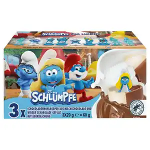 Schoko & Spiel 3er-Packung, Schlümpfe