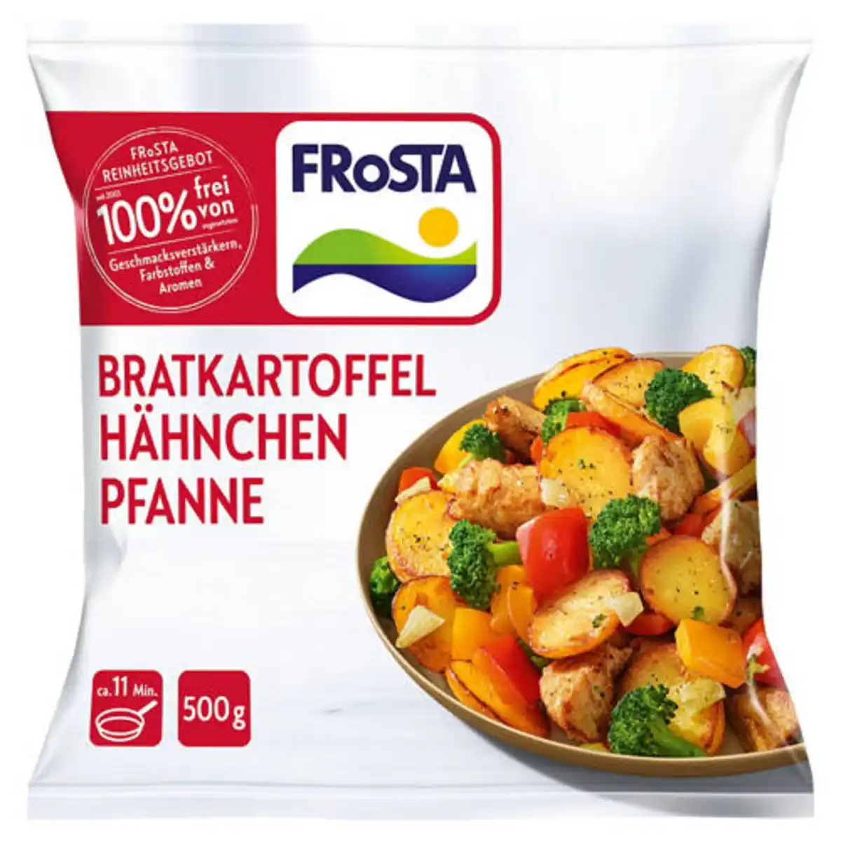 Bild 1 von FROSTA Fertiggerichte 500 g, Bratkartoffelpfanne mit Hähnchen