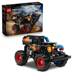 LEGO Technic 42219 Monster Jam Grave Digger Feuer und Eis, Spielzeug, 1 Stk