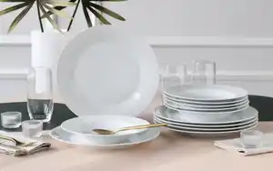 Tafelservice Base, weiß, 12-teilig