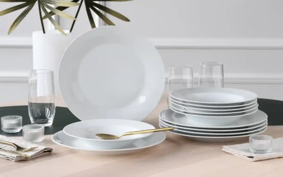 Bild 1 von Tafelservice Base, weiß, 12-teilig