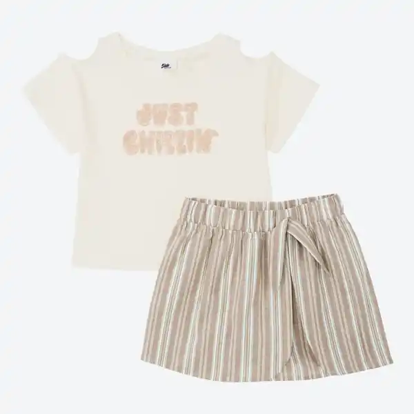 Bild 2 von Kinder-Mädchen-Set mit Stickerei, 2-teilig