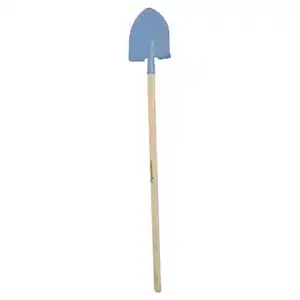 GARDENLINE Gartengerät für Kinder, runder Spaten, Blau
