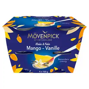 MÖVENPICK Klein & Fein 4 x 400 g, Mango-Vanille