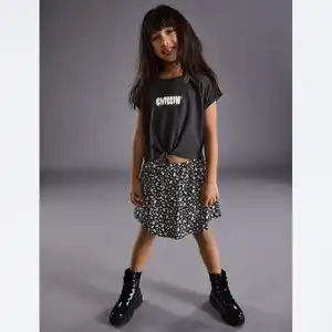 Kinder-Mädchen-Set mit Knotendetail, 2-teilig