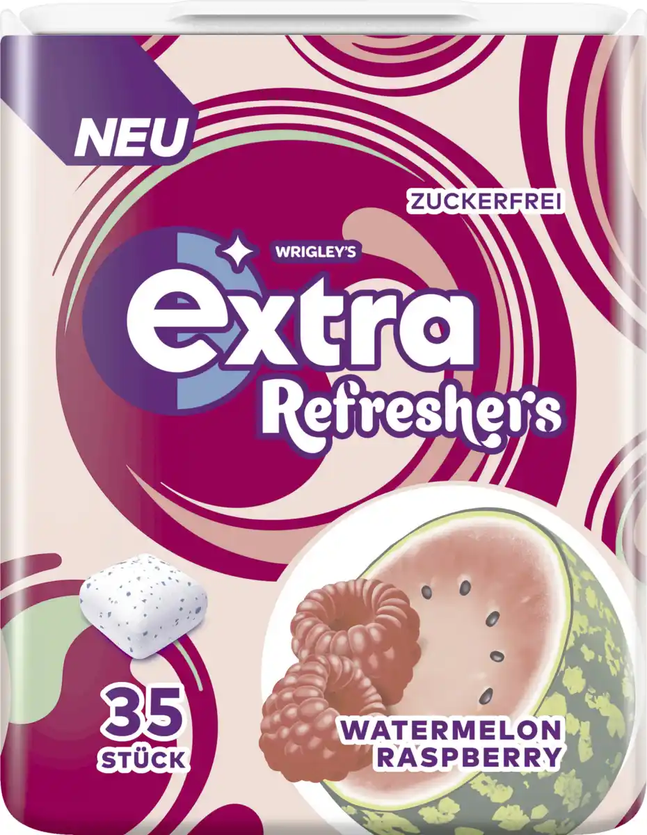 Bild 1 von Wrigley`s EXTRA® REFRESHERS Dose Watermelon Raspberry