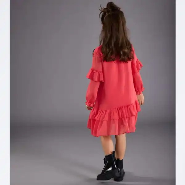 Bild 4 von Kinder-Mädchen-Kleid mit Rüschen