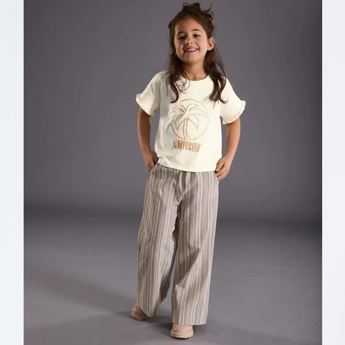 Bild 1 von Kinder-Mädchen-Set mit Stickerei, 2-teilig