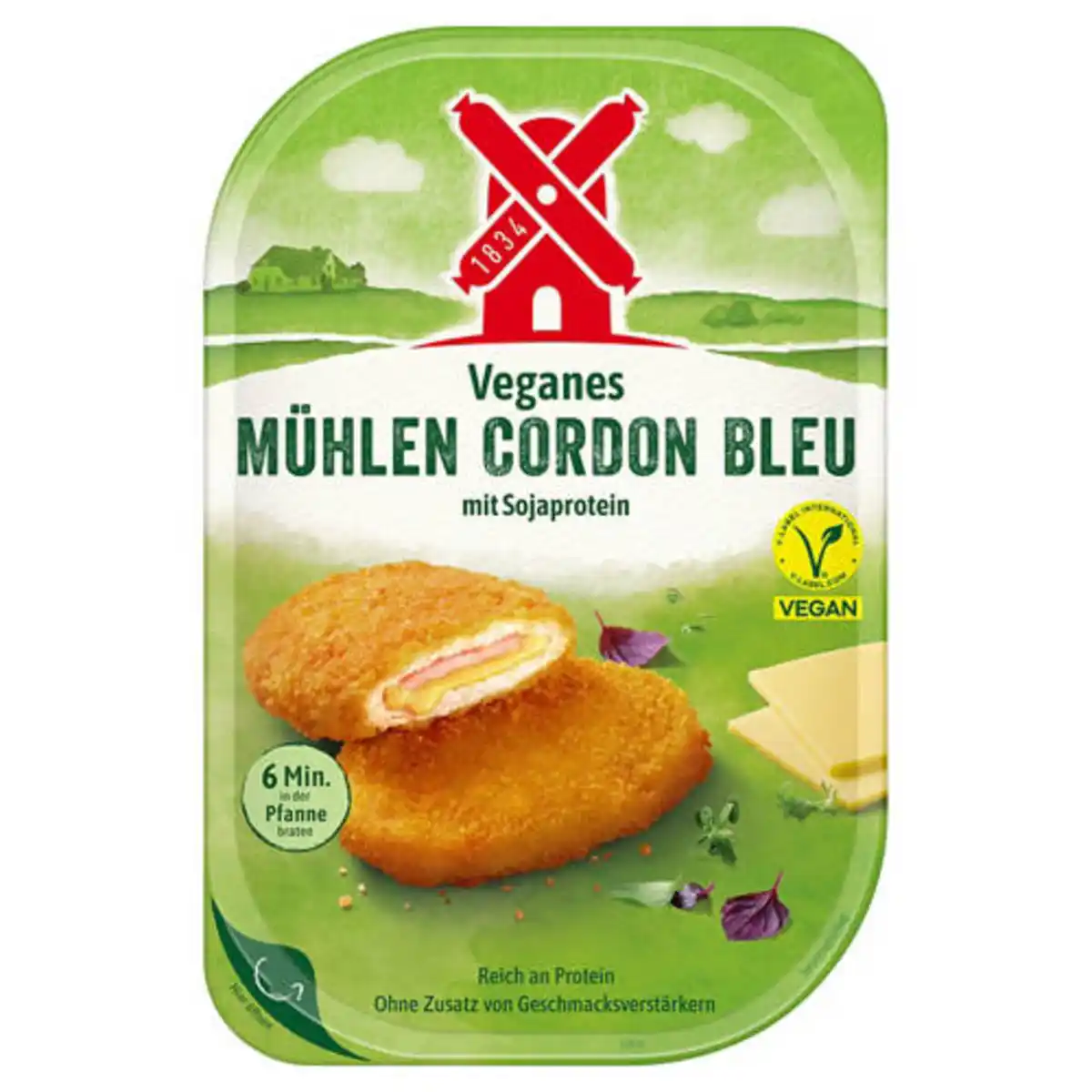 Bild 1 von RÜGENWALDER MÜHLE Veganes Pfannen Sortiment 200 g, Cordon Bleu