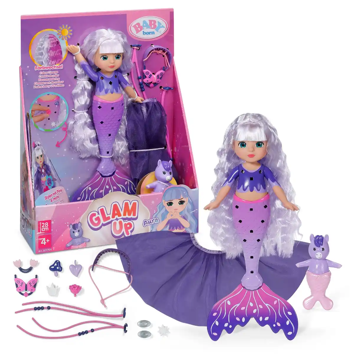 Bild 1 von BABY born Glam Up Aura, 1 Stk