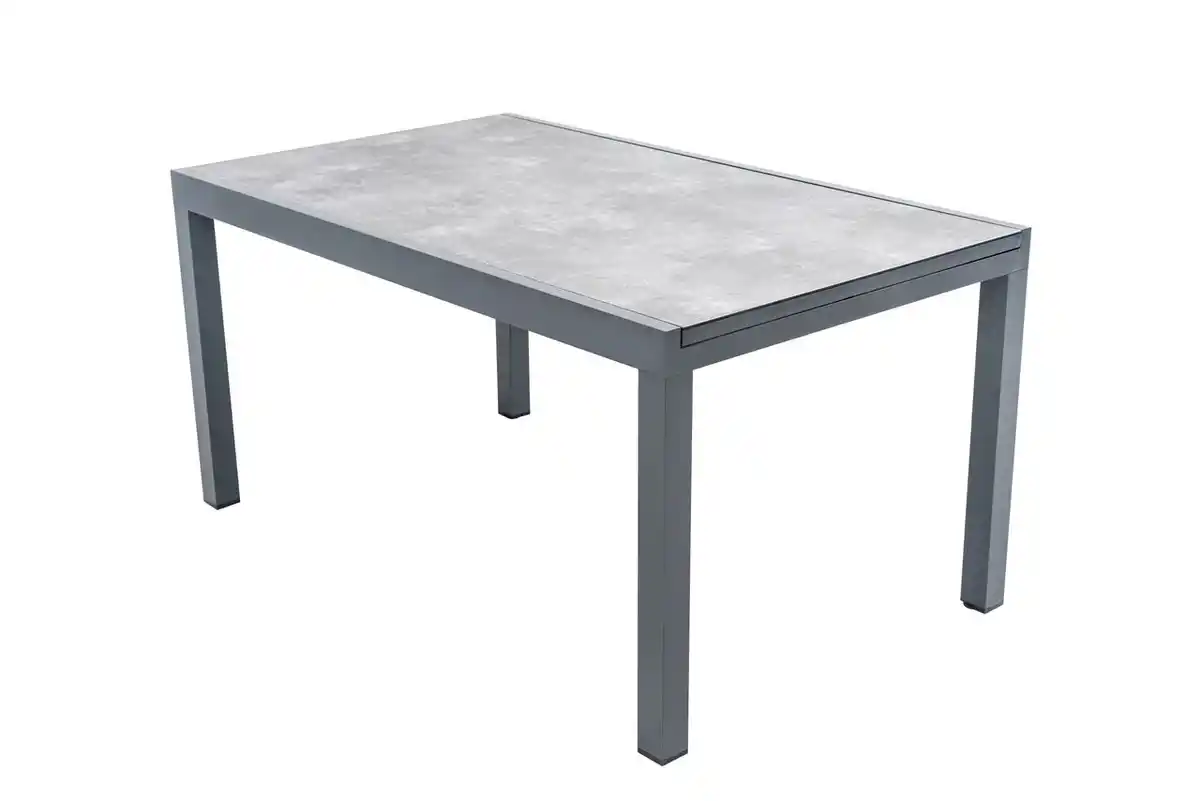 Bild 4 von 7tlg. Alu - Dining - Set GRANADA, ca. 150/250 x 90 x 75 cm