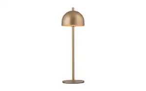 AKKU-Tischleuchte Bellis, goldfarbig