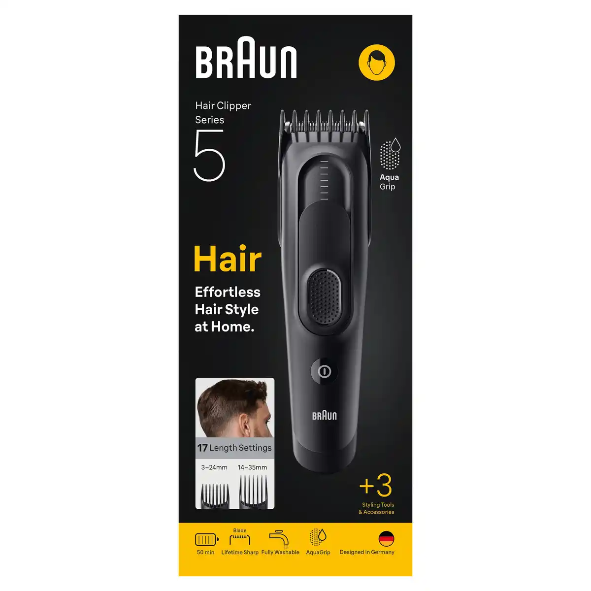 Bild 1 von BRAUN Haarschneider Series 5 Hair Clipper HC5530, 1 Stk