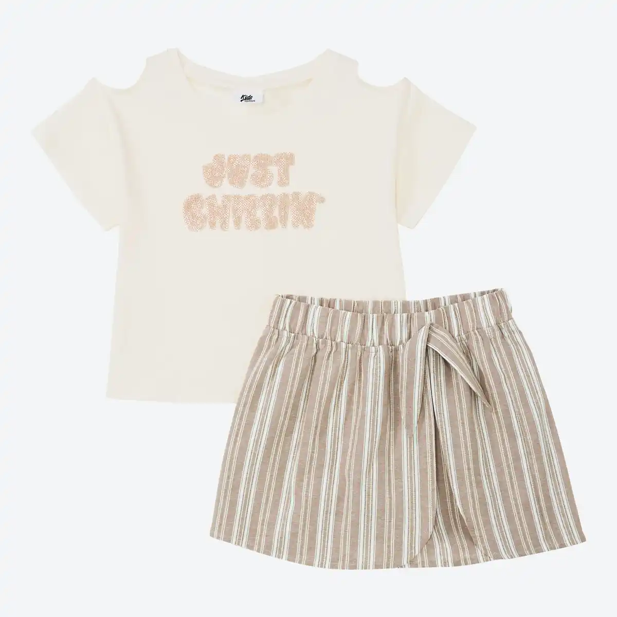 Bild 3 von Kinder-Mädchen-Set mit Stickerei, 2-teilig