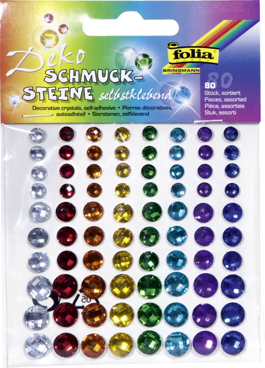 Bild 2 von folia Schmucksteine selbstklebend, sortiert