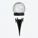 Bild 3 von Solarleuchte aus Glas in Crackle-Optik, Ø ca. 9 cm