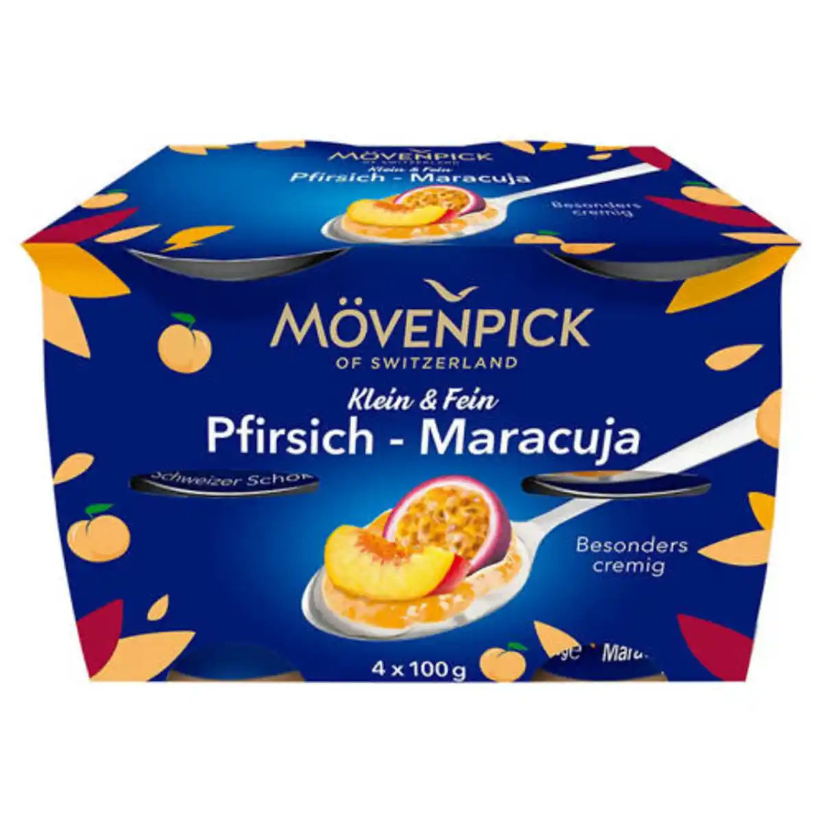 Bild 1 von MÖVENPICK Klein & Fein 4 x 100 g, Pfirsich-Maracuja