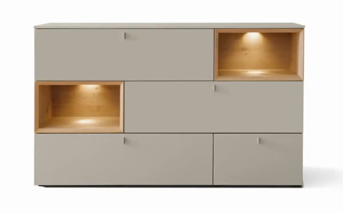 Bild 1 von VENJAKOB - Sideboard Andiamo, steingrau/Eiche rustico