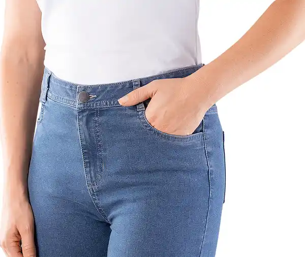 Bild 2 von IDEENWELT Denim-Treggings blau Gr. S